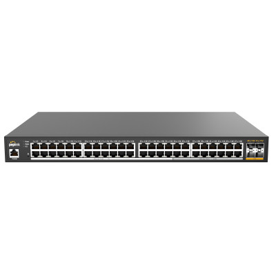 Peplink PLS-48-H2G-740W 52-Port PoE Switch, 740W Power Budget, 32x 1GbE 802.3at PoE+ RJ45 Ports, 16x 2.5GbE 802.3at PoE+ RJ45 Ports, 4x 10GbE SFP+ Ports 